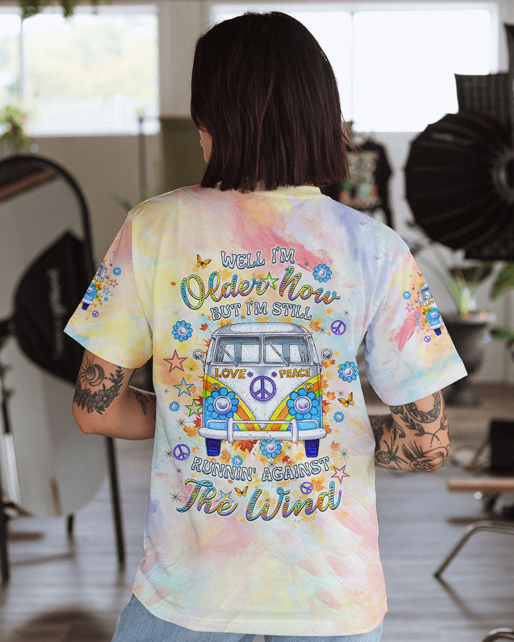 RUNNING AGAINST THE WIND ALL OVER PRINT - YHLT2409242