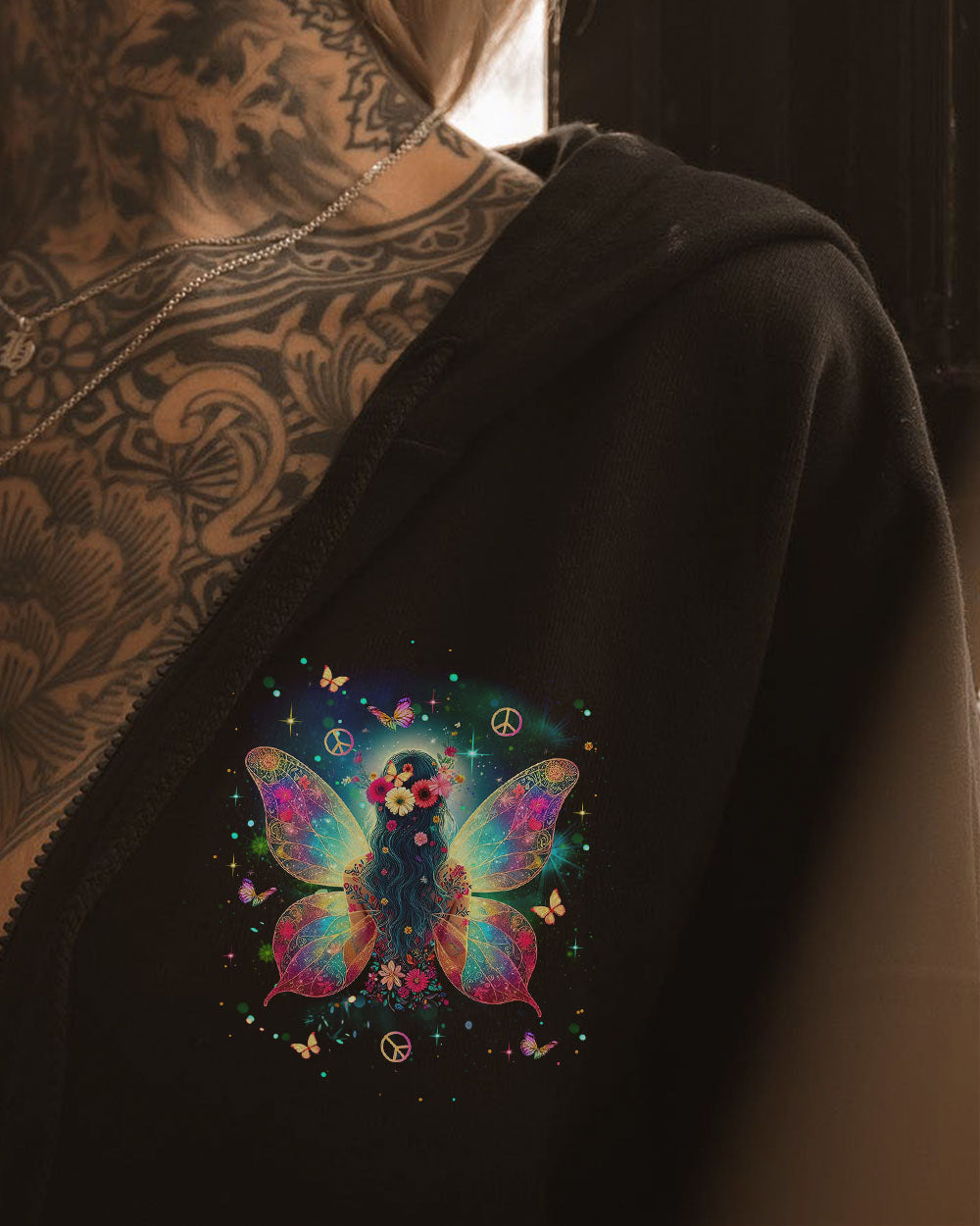 SPIRIT OF A FAIRY HIPPIE GIRL ALL OVER PRINT - YHLT2411232