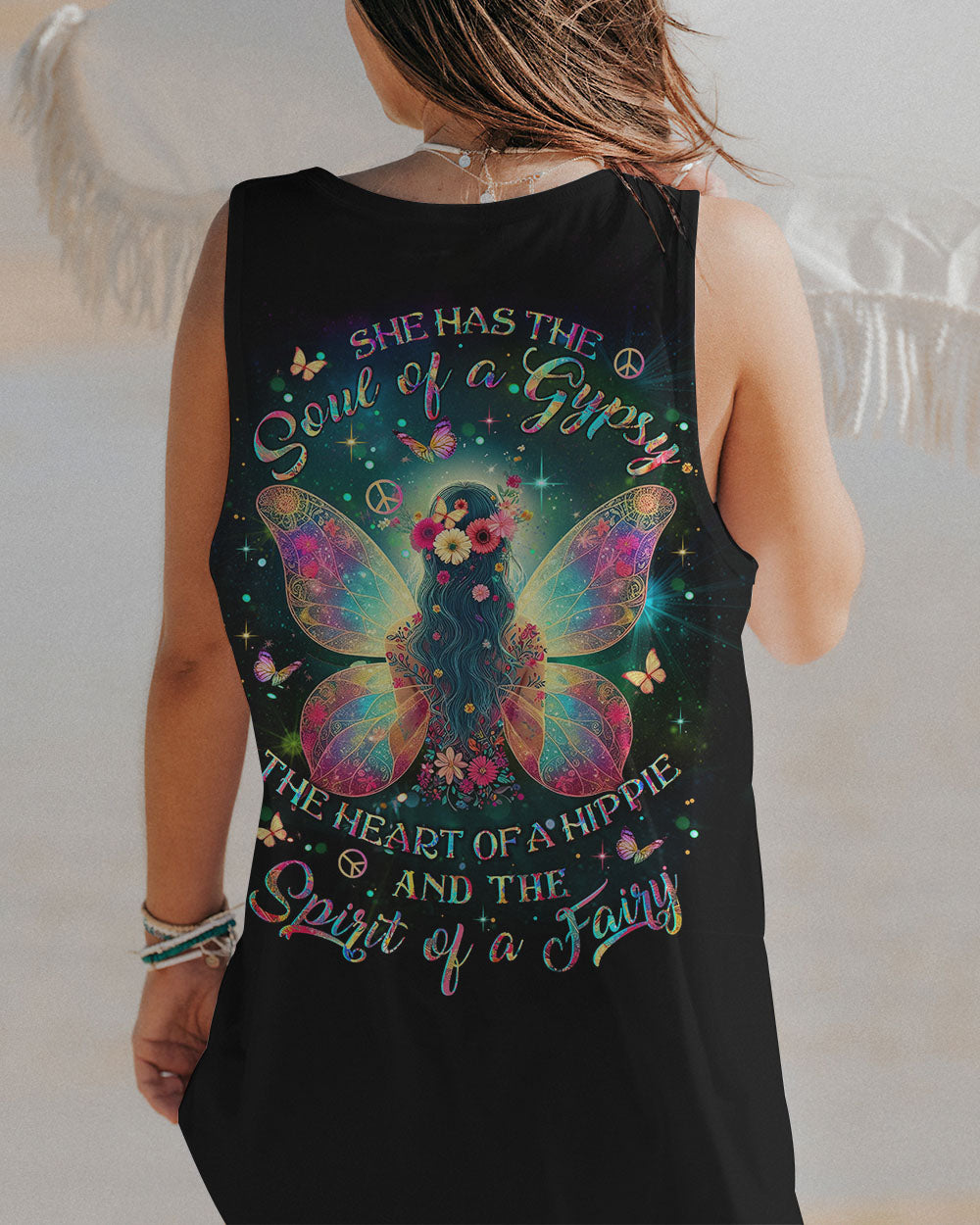 SPIRIT OF A FAIRY HIPPIE GIRL ALL OVER PRINT - YHLT2411232