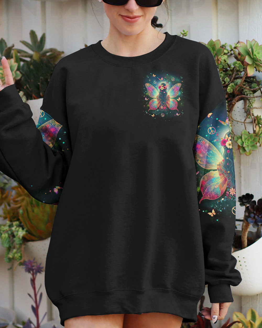 SPIRIT OF A FAIRY HIPPIE GIRL ALL OVER PRINT - YHLT2411232