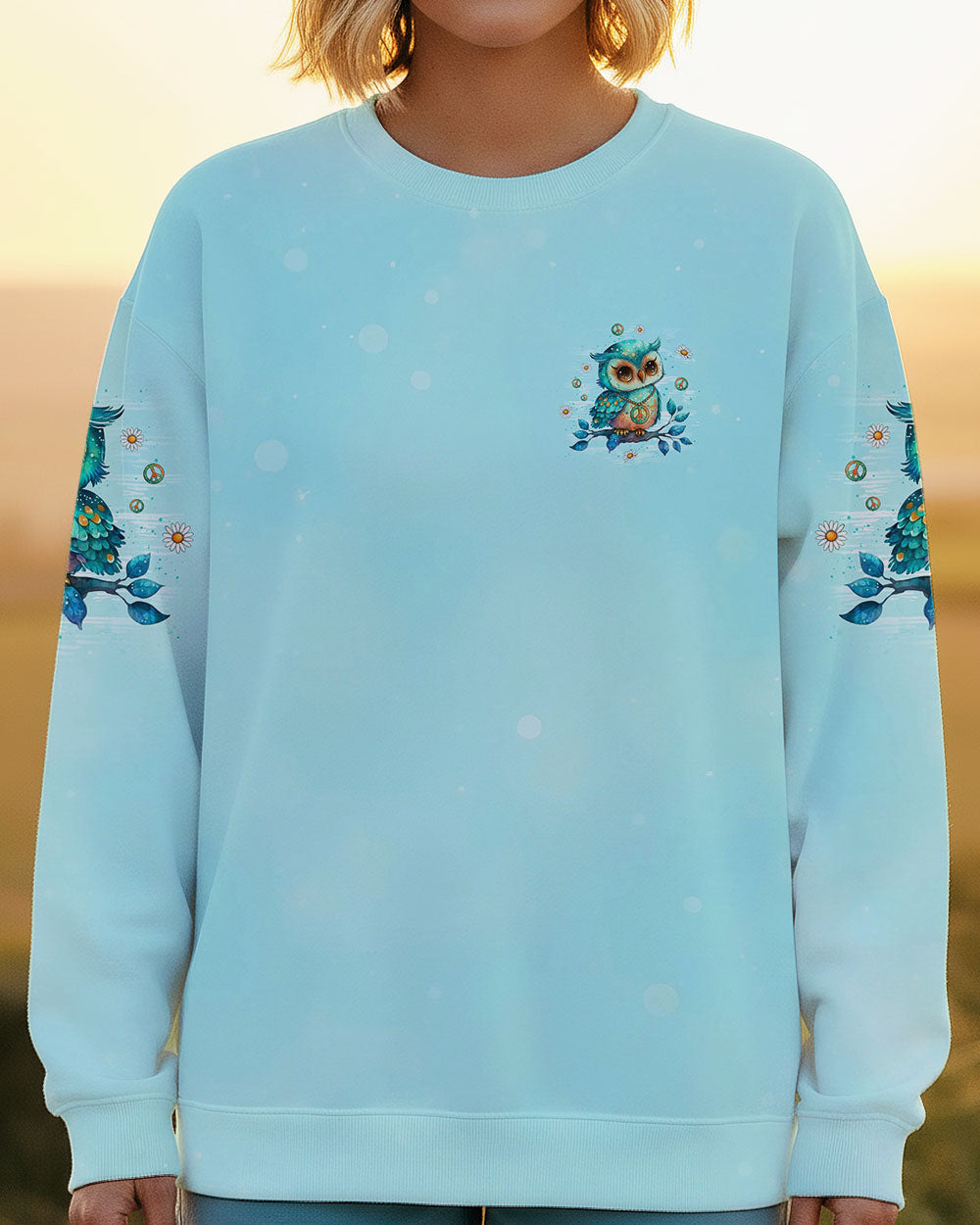 WHISPER WORDS OF WISDOM LET IT BE OWL ALL OVER PRINT - YHLT2411251