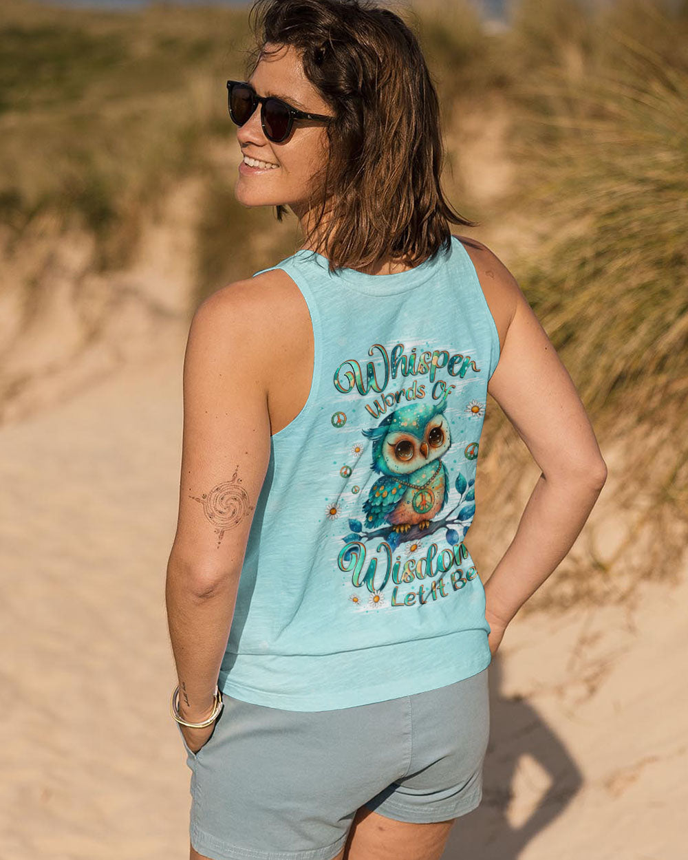 WHISPER WORDS OF WISDOM LET IT BE OWL ALL OVER PRINT - YHLT2411251