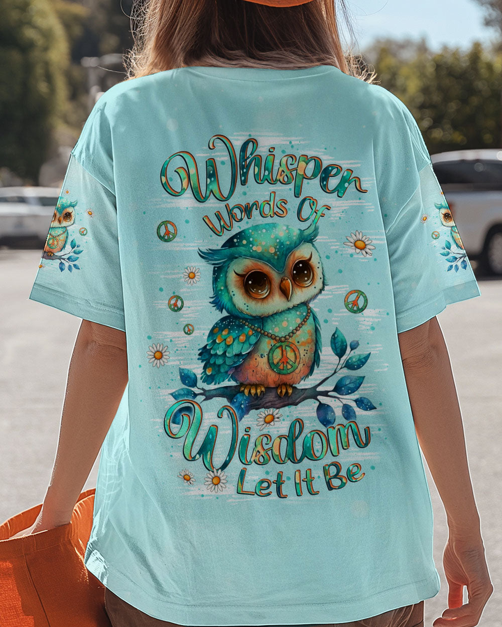 WHISPER WORDS OF WISDOM LET IT BE OWL ALL OVER PRINT - YHLT2411251