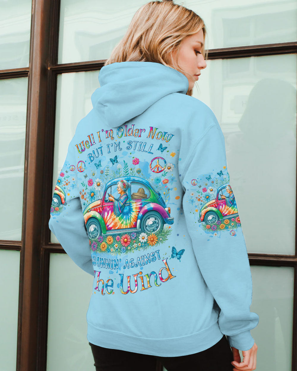 RUNNING AGAINST THE WIND TIE DYE ALL OVER PRINT - YHLT2501243