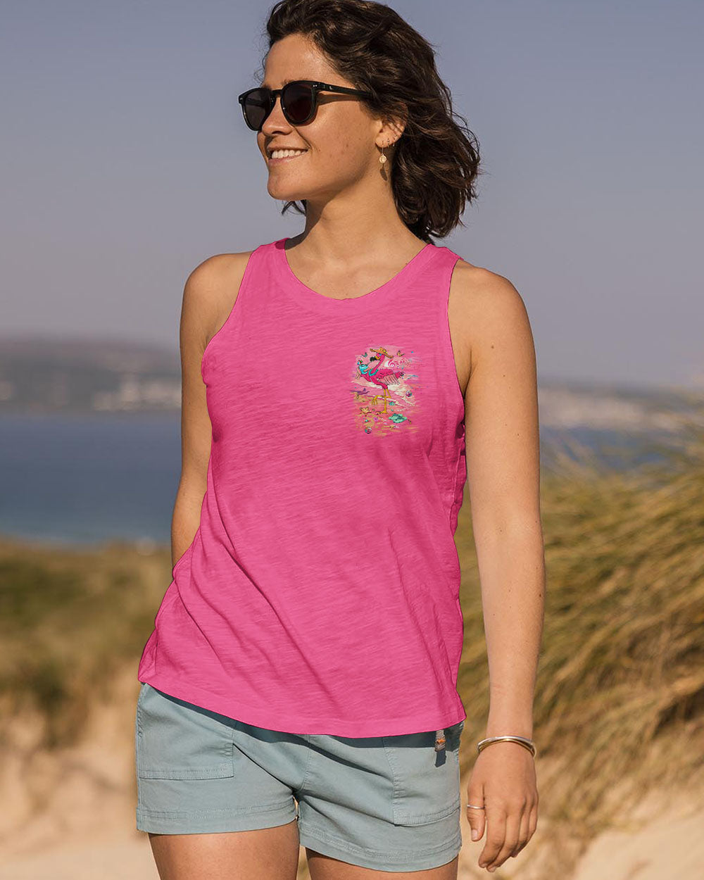 PRETTY IN PINK FLAMINGO ALL OVER PRINT - YHLT2506241