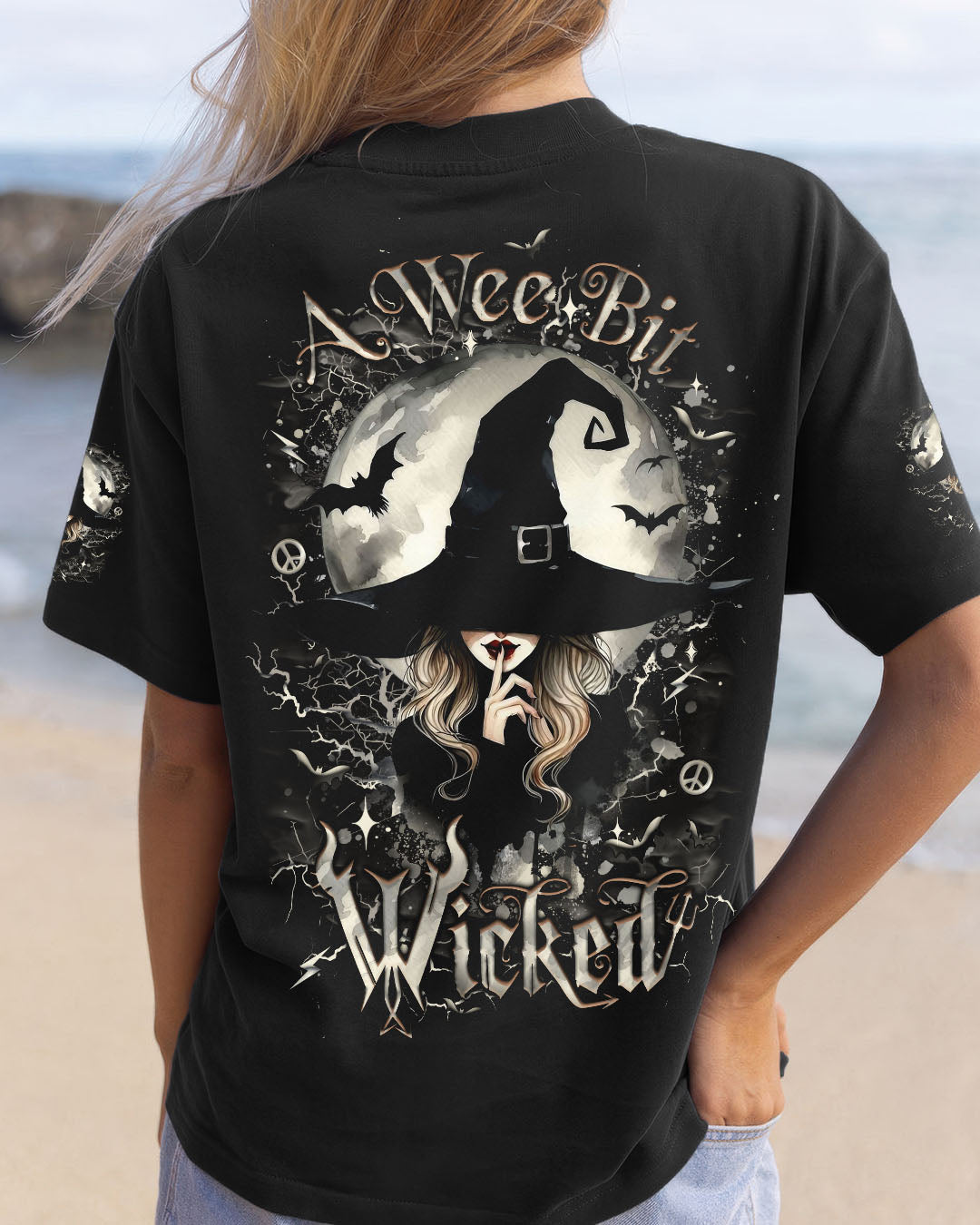 A WEE BIT WICKED HALLOWEEN ALL OVER PRINT - YHLT2506253