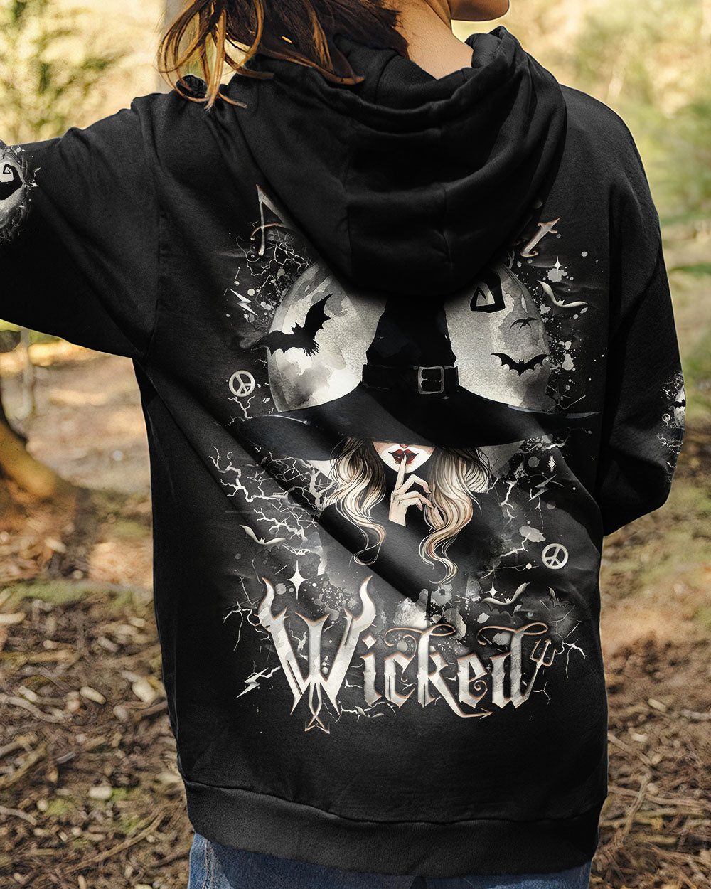 A WEE BIT WICKED HALLOWEEN ALL OVER PRINT - YHLT2506253