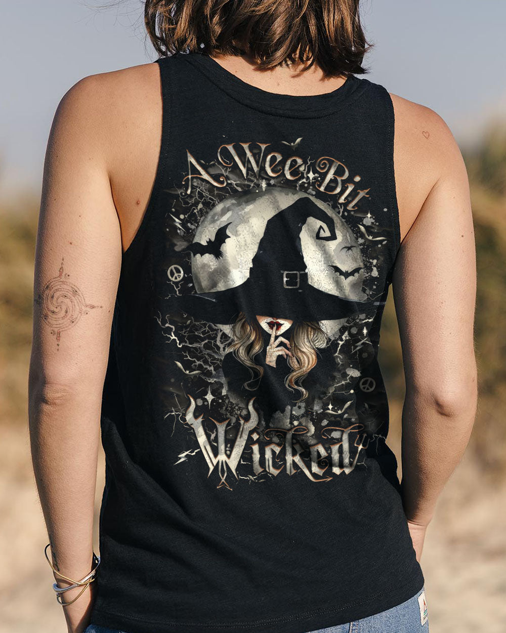 A WEE BIT WICKED HALLOWEEN ALL OVER PRINT - YHLT2506253