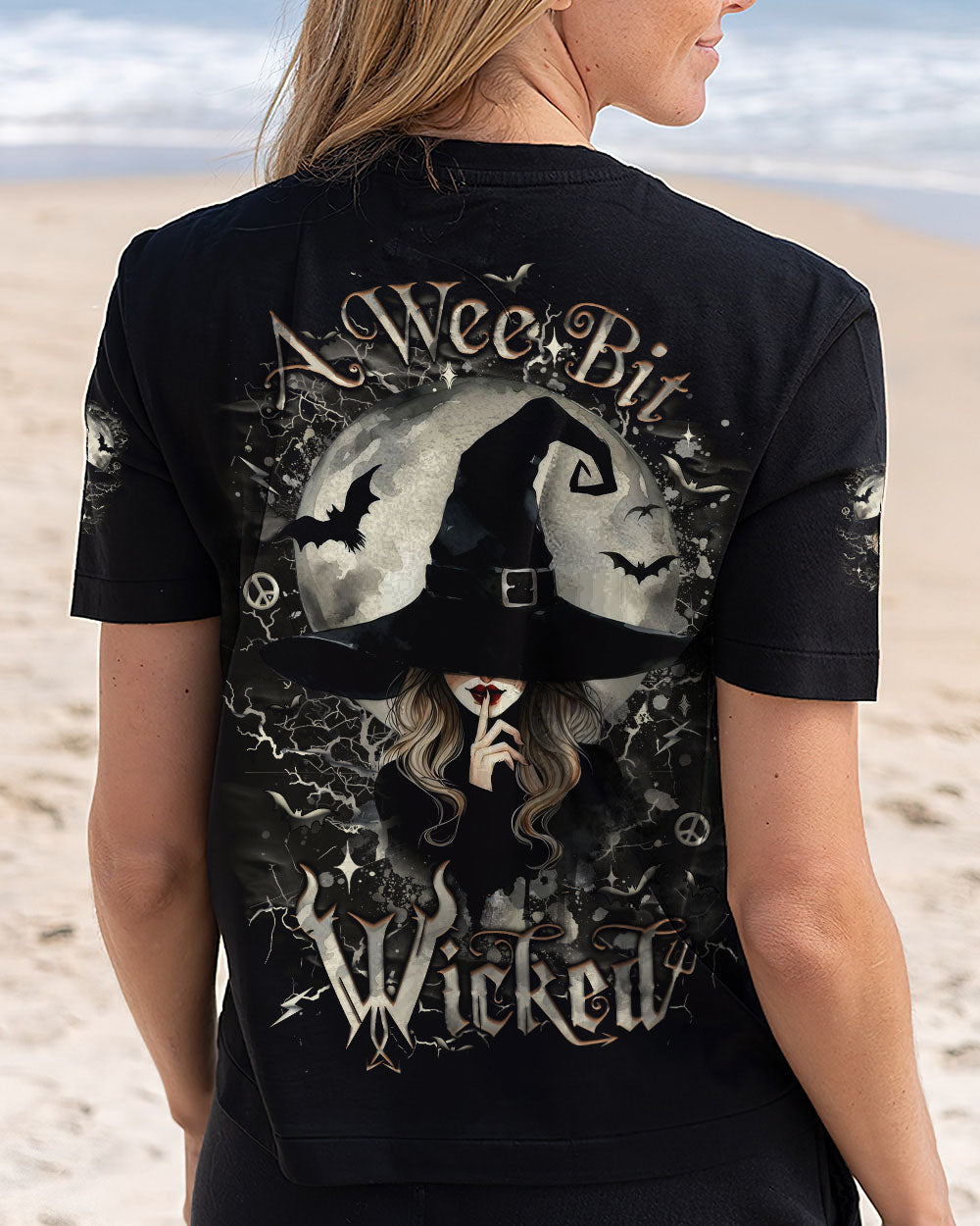 A WEE BIT WICKED HALLOWEEN ALL OVER PRINT - YHLT2506253
