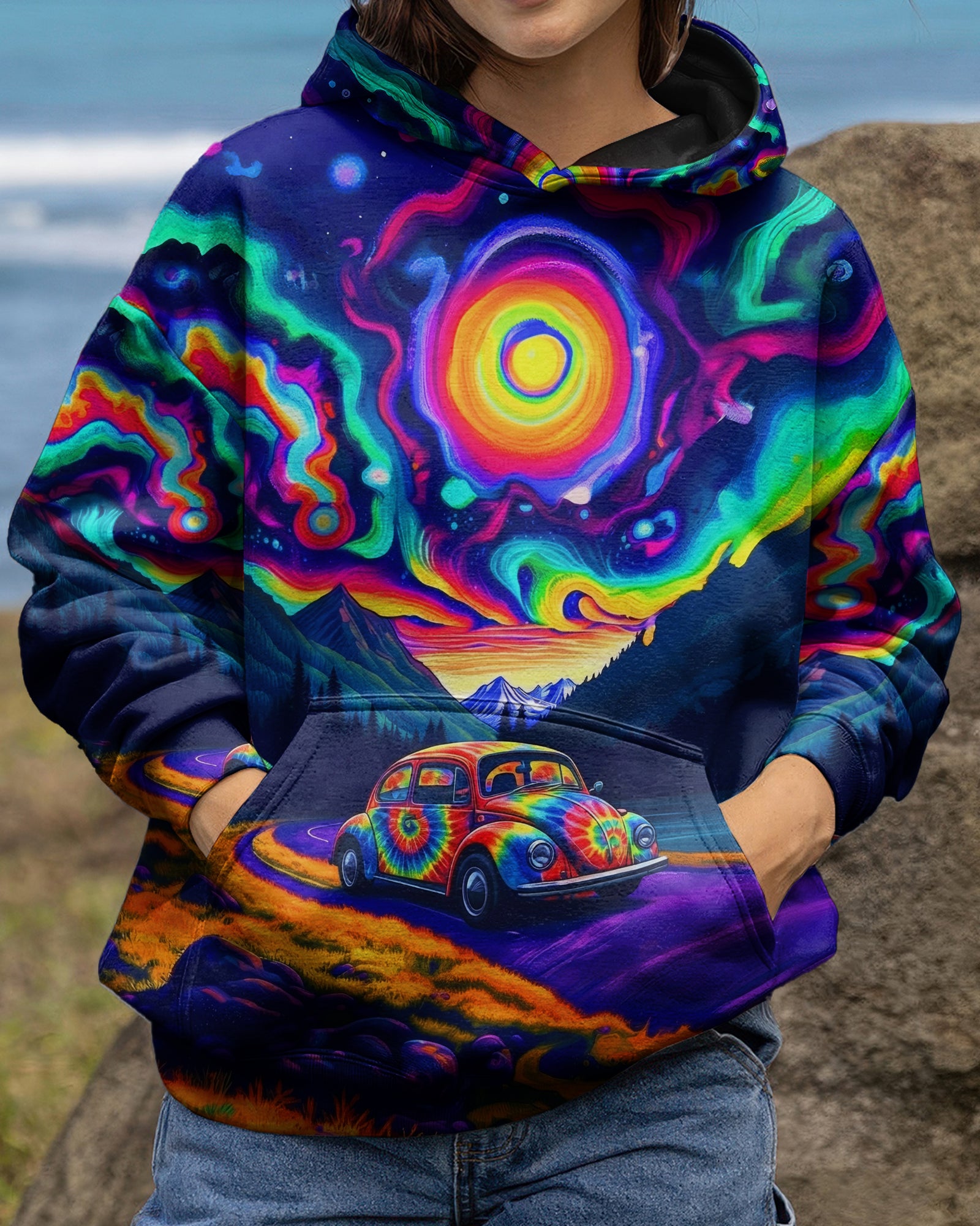 PSYCHEDELIC HIPPIE TRIP ALL OVER PRINT - YHLT2601262