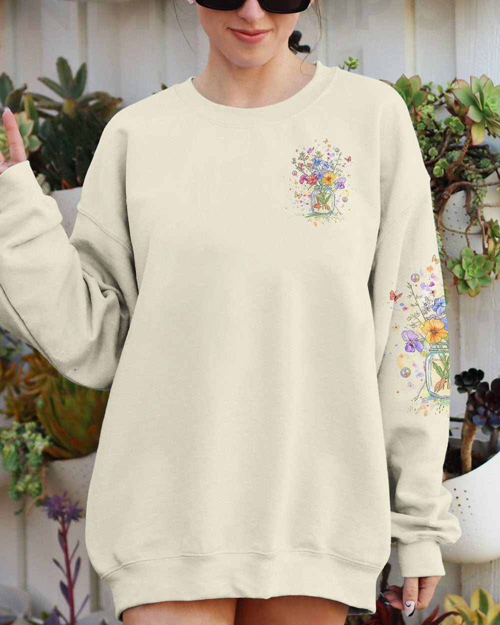 HER SOUL IS MADE OF WILDFLOWERS ALL OVER PRINT - YHLT2607241