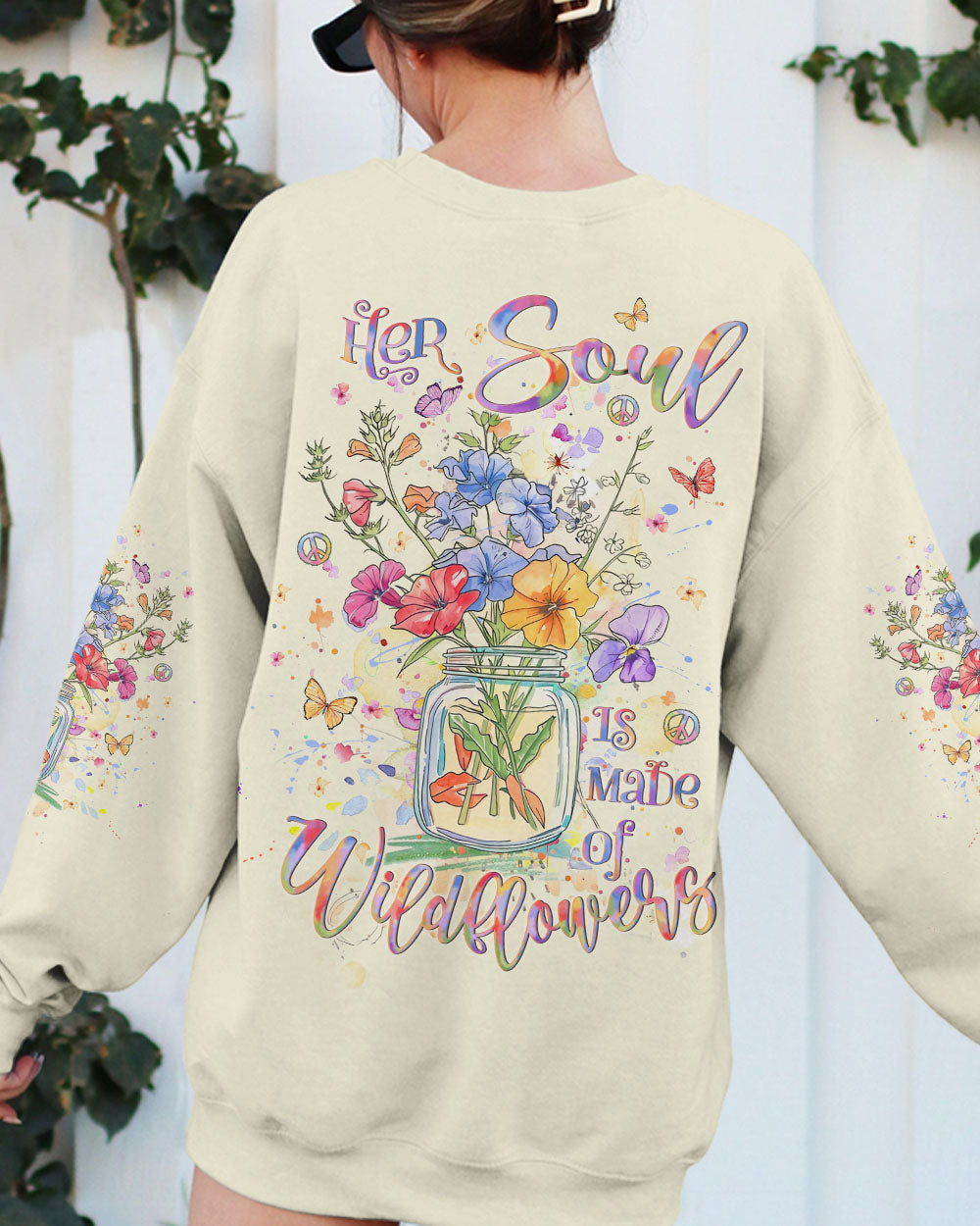 HER SOUL IS MADE OF WILDFLOWERS ALL OVER PRINT - YHLT2607241