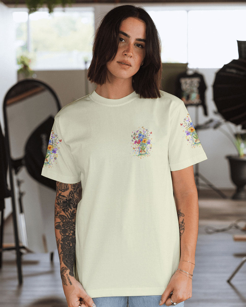 HER SOUL IS MADE OF WILDFLOWERS ALL OVER PRINT - YHLT2607241