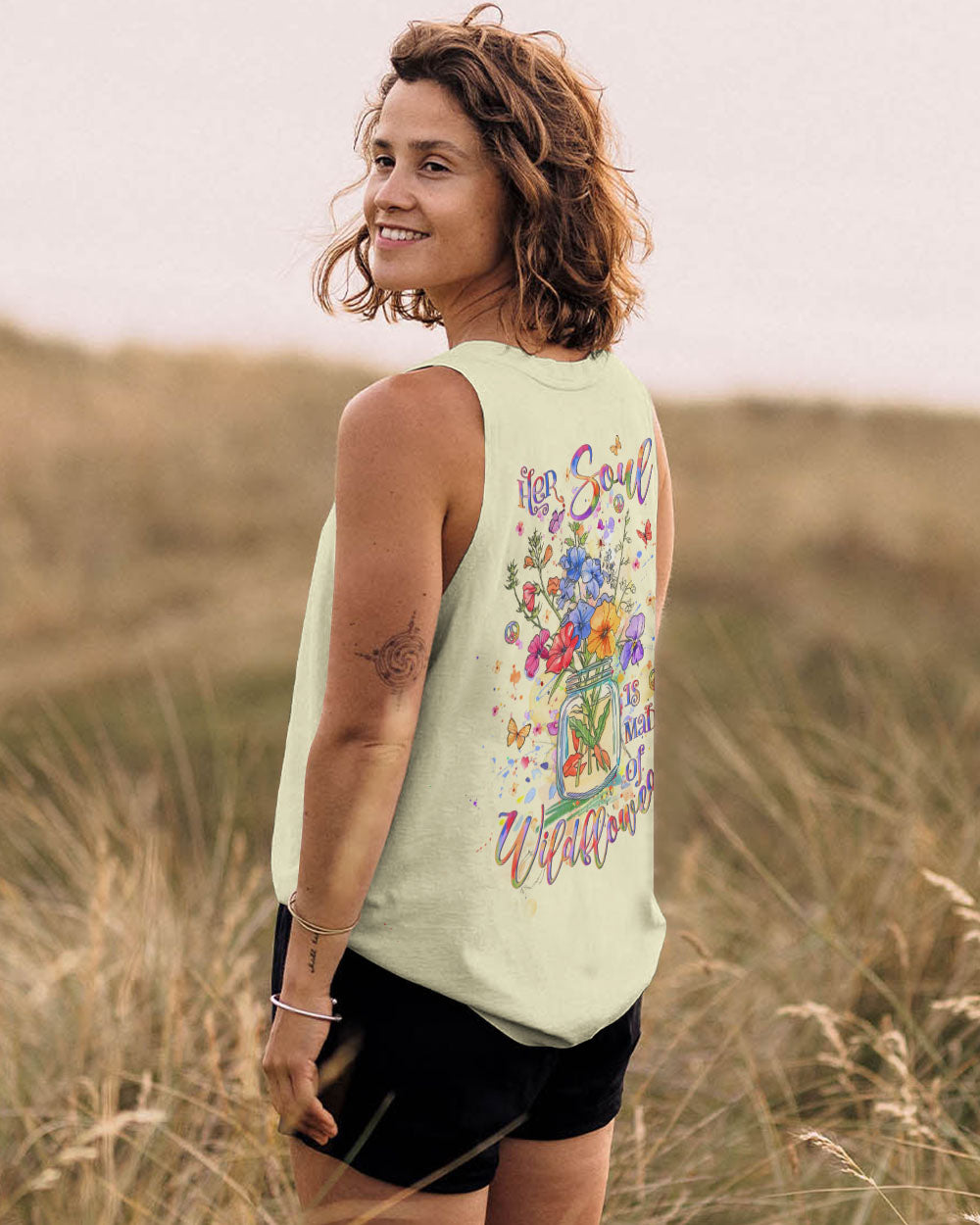 HER SOUL IS MADE OF WILDFLOWERS ALL OVER PRINT - YHLT2607241