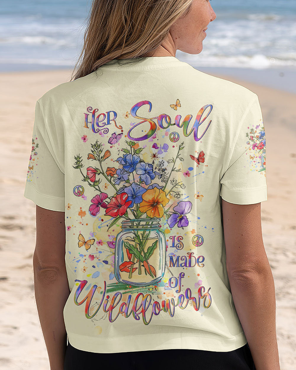 HER SOUL IS MADE OF WILDFLOWERS ALL OVER PRINT - YHLT2607241