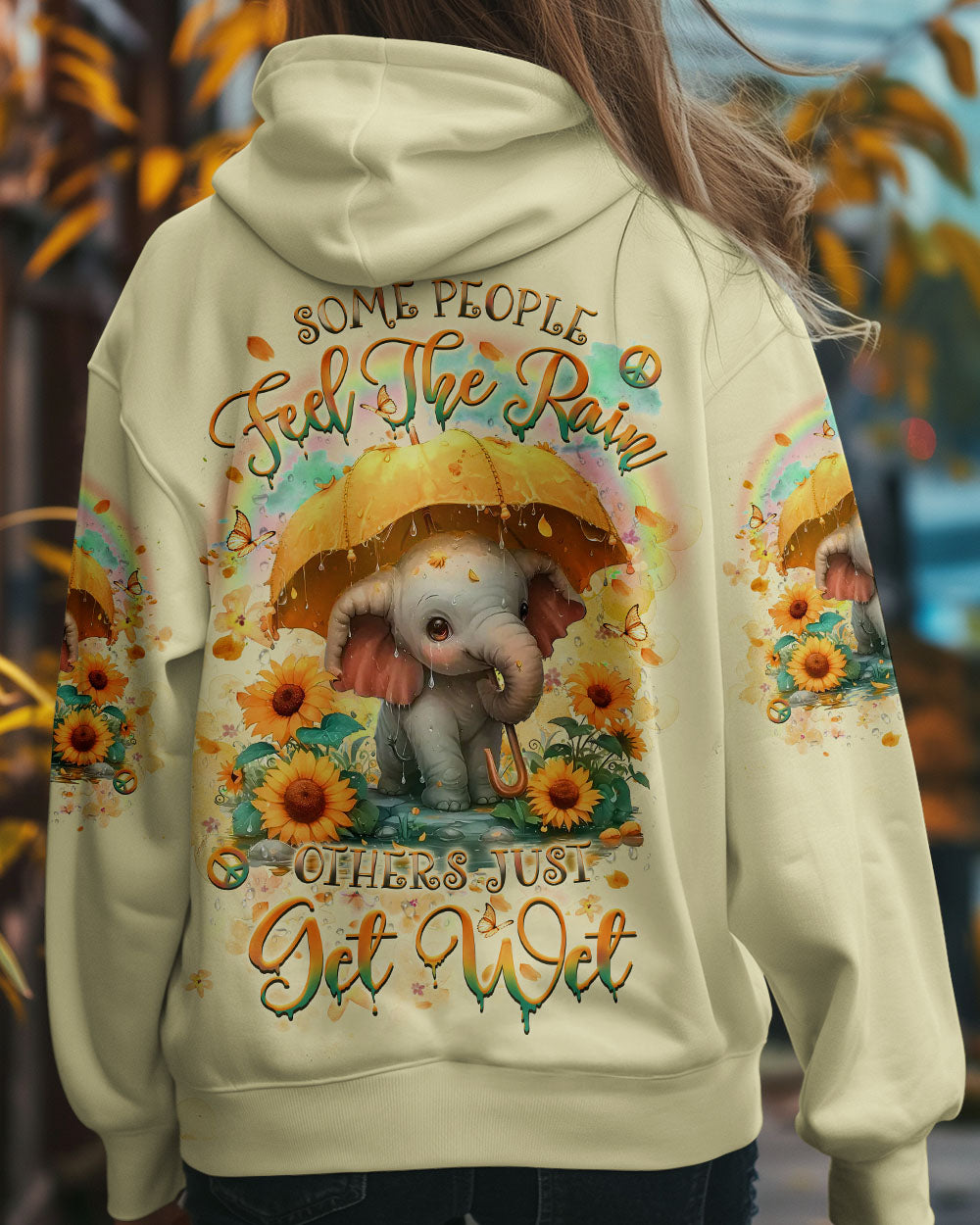 SOME PEOPLE FEEL THE RAIN ELEPHANT ALL OVER PRINT - YHLT2608243