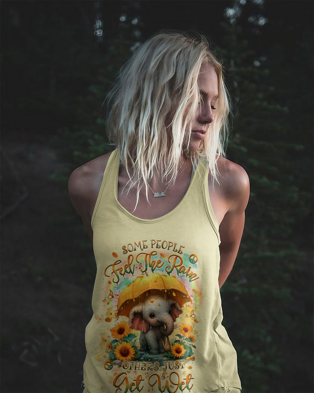 SOME PEOPLE FEEL THE RAIN ELEPHANT ALL OVER PRINT - YHLT2608243