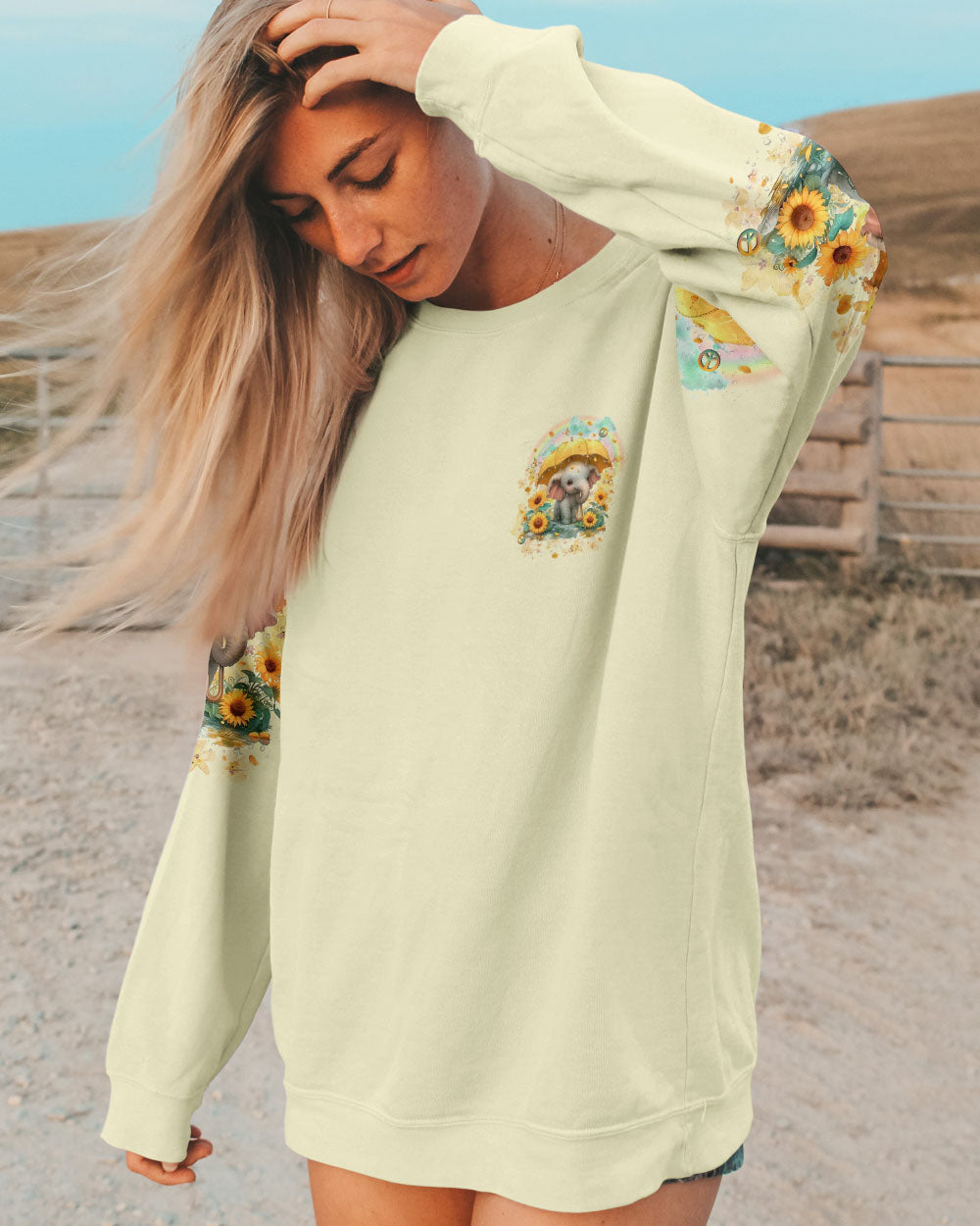 SOME PEOPLE FEEL THE RAIN ELEPHANT ALL OVER PRINT - YHLT2608243