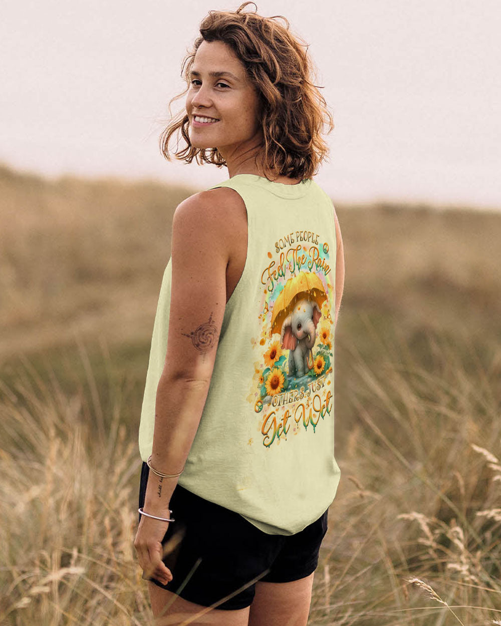 SOME PEOPLE FEEL THE RAIN ELEPHANT ALL OVER PRINT - YHLT2608243
