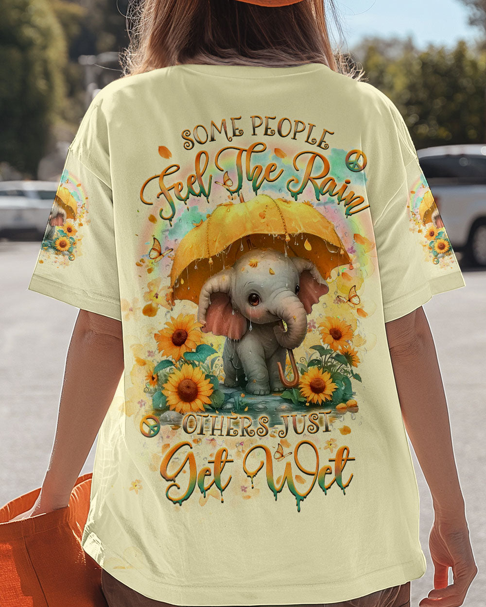 SOME PEOPLE FEEL THE RAIN ELEPHANT ALL OVER PRINT - YHLT2608243