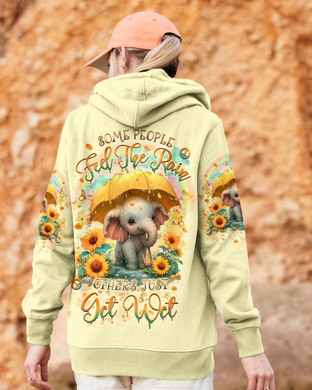 SOME PEOPLE FEEL THE RAIN ELEPHANT ALL OVER PRINT - YHLT2608243