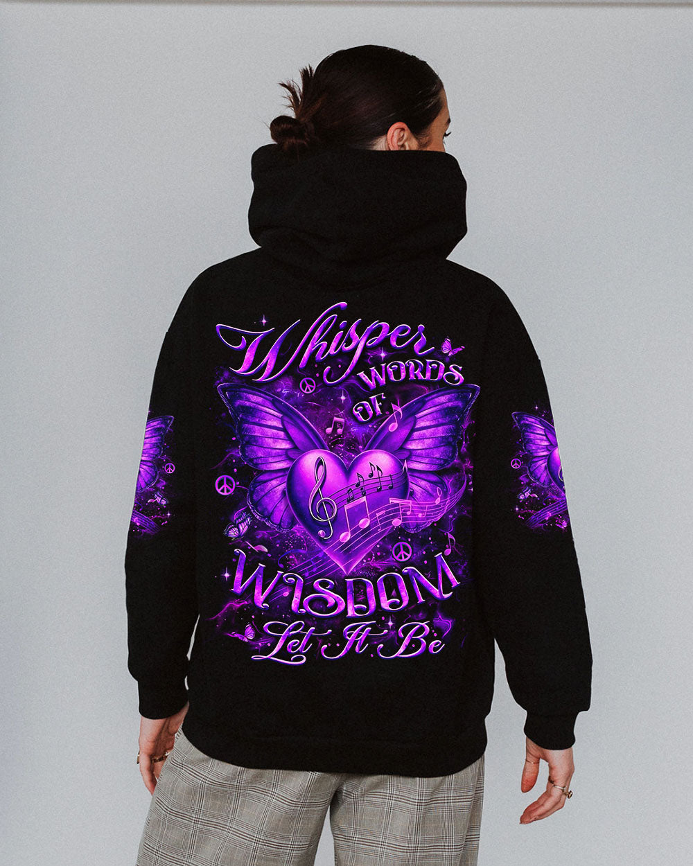WHISPER WORDS OF WISDOM LET IT BE BUTTERFLY ALL OVER PRINT - YHLT2702252