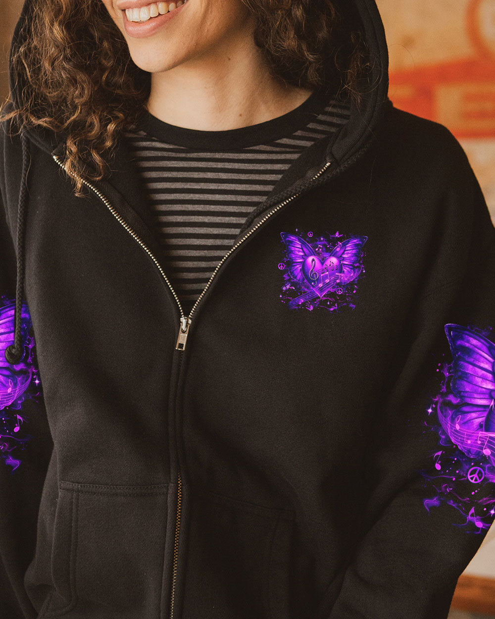 WHISPER WORDS OF WISDOM LET IT BE BUTTERFLY ALL OVER PRINT - YHLT2702252