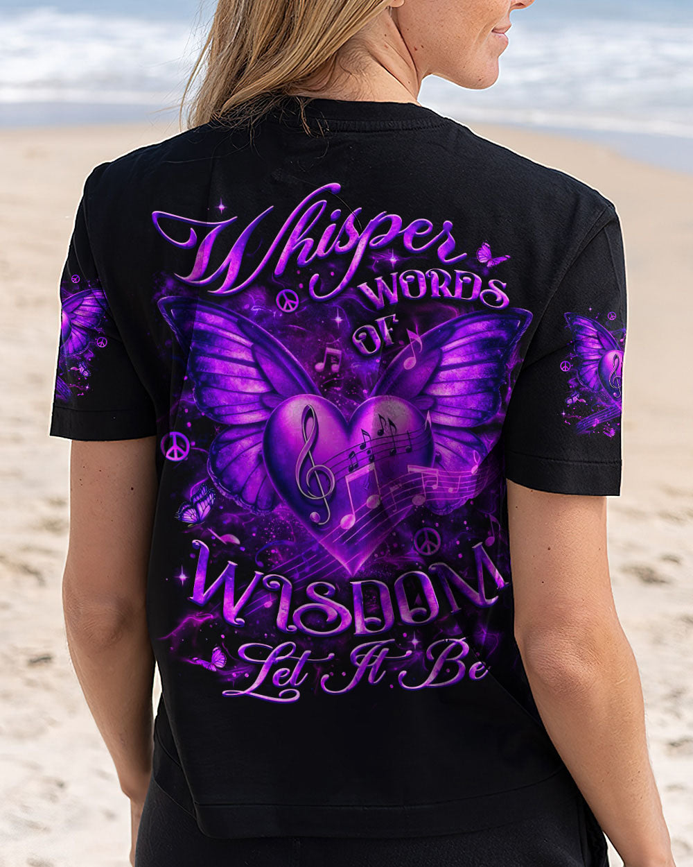 WHISPER WORDS OF WISDOM LET IT BE BUTTERFLY ALL OVER PRINT - YHLT2702252