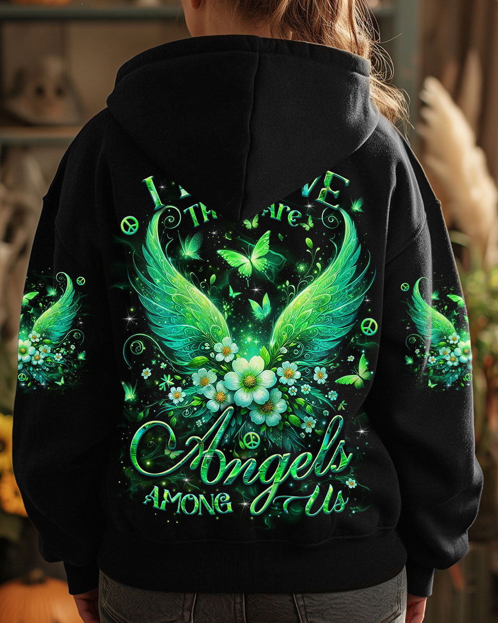 I BELIEVE THERE ARE ANGELS AMONG US WINGS ALL OVER PRINT - YHLT2703251