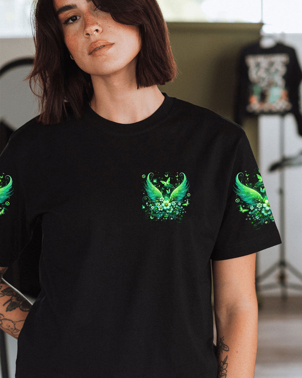 I BELIEVE THERE ARE ANGELS AMONG US WINGS ALL OVER PRINT - YHLT2703251