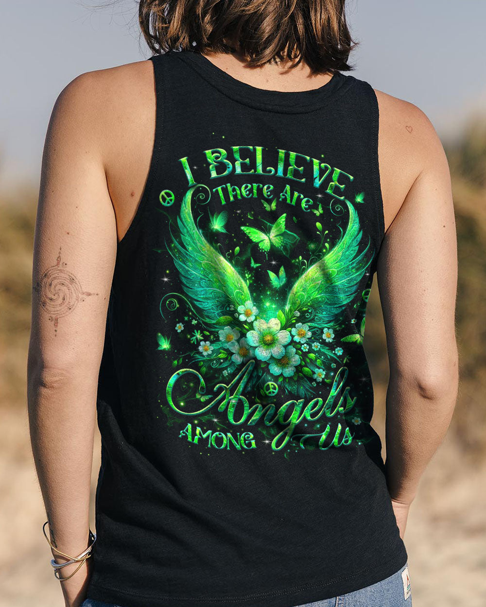 I BELIEVE THERE ARE ANGELS AMONG US WINGS ALL OVER PRINT - YHLT2703251