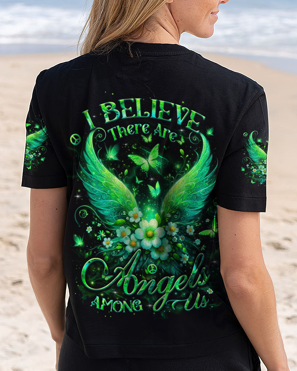 I BELIEVE THERE ARE ANGELS AMONG US WINGS ALL OVER PRINT - YHLT2703251