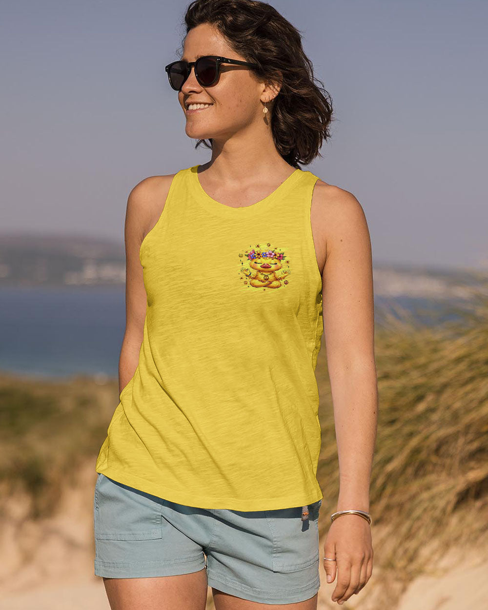 JUST BREATHE DUCK HIPPIE ALL OVER PRINT - YHLT2708251