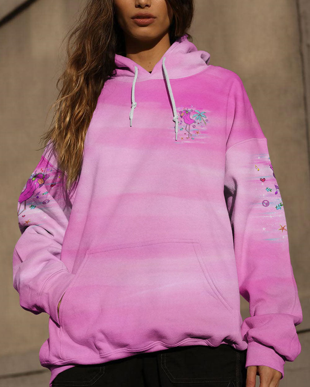 TODAY I CHOOSE JOY FLAMINGO ALL OVER PRINT - YHLT2709241