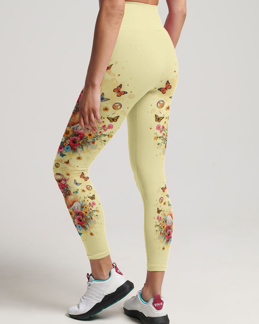 BE YOU THE WORLD WILL ADJUST HIPPIE GIRL ALL OVER PRINT - YHLT2711232