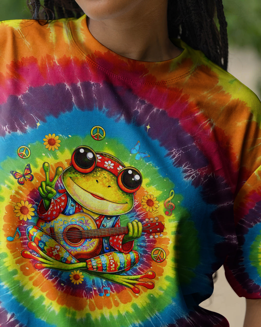FEELING GROOVY FROG ALL OVER PRINT - YHLT2801261