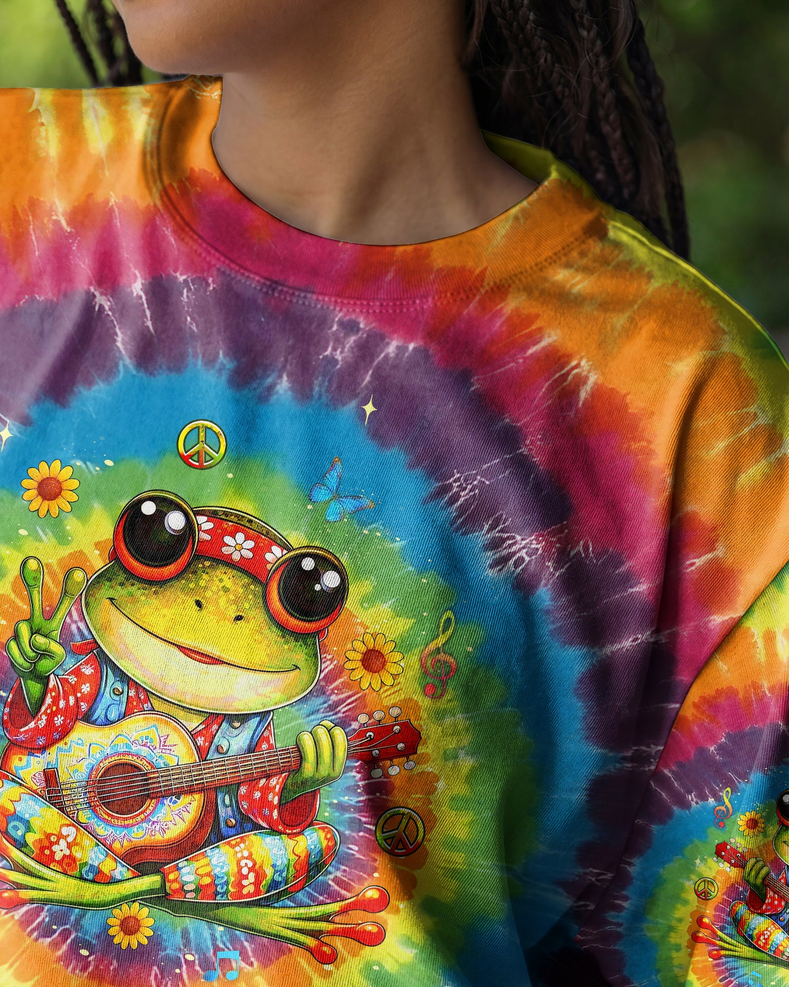 FEELING GROOVY FROG ALL OVER PRINT - YHLT2801261