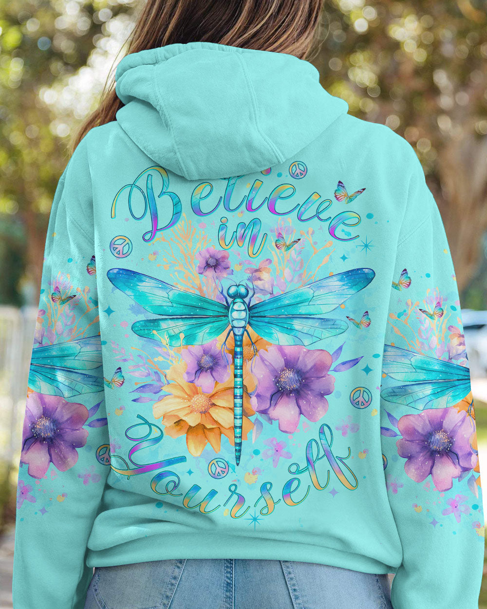 BELIEVE IN YOURSELF DRAGONFLY ALL OVER PRINT - YHLT2811231