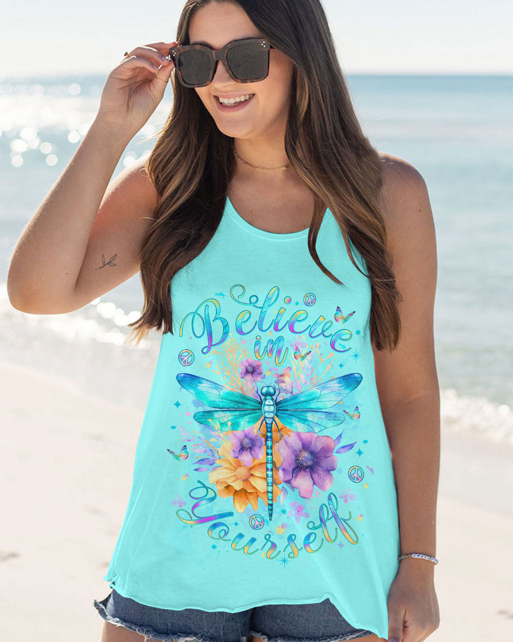 BELIEVE IN YOURSELF DRAGONFLY ALL OVER PRINT - YHLT2811231