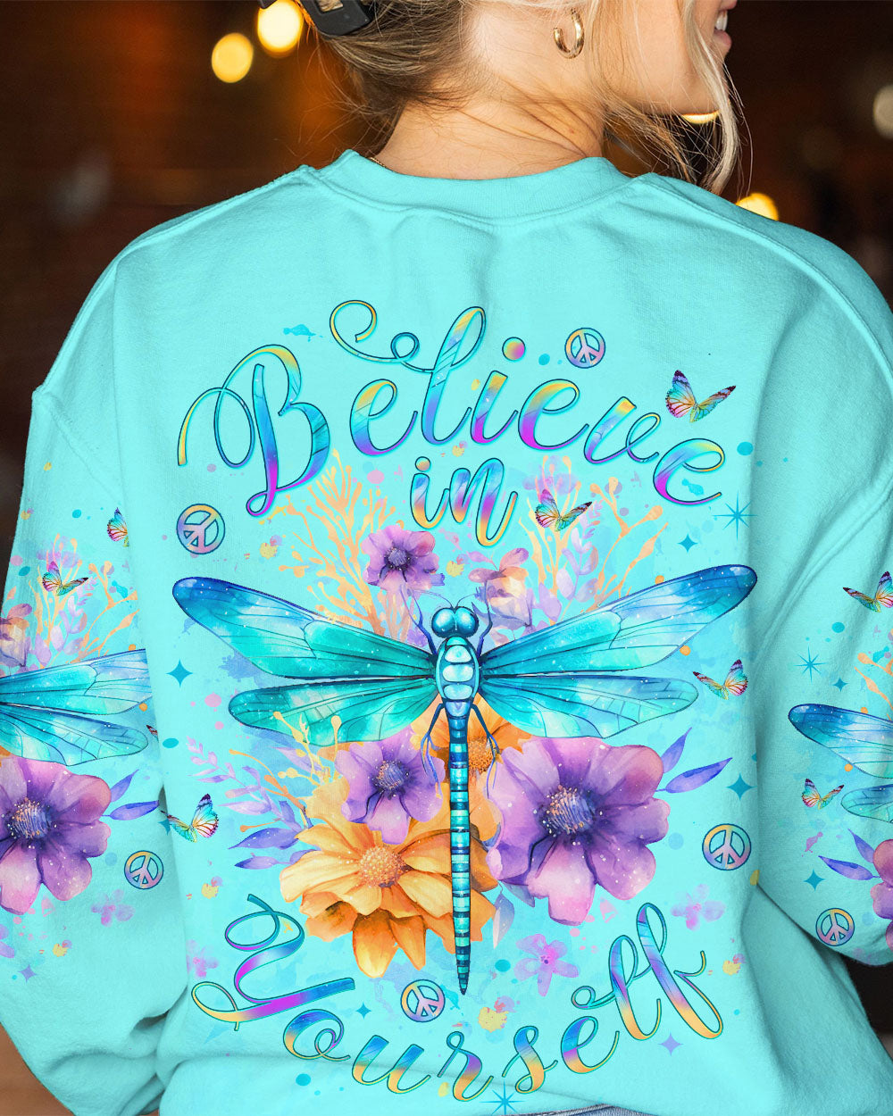 BELIEVE IN YOURSELF DRAGONFLY ALL OVER PRINT - YHLT2811231