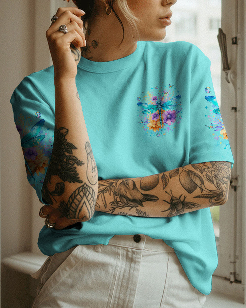 BELIEVE IN YOURSELF DRAGONFLY ALL OVER PRINT - YHLT2811231