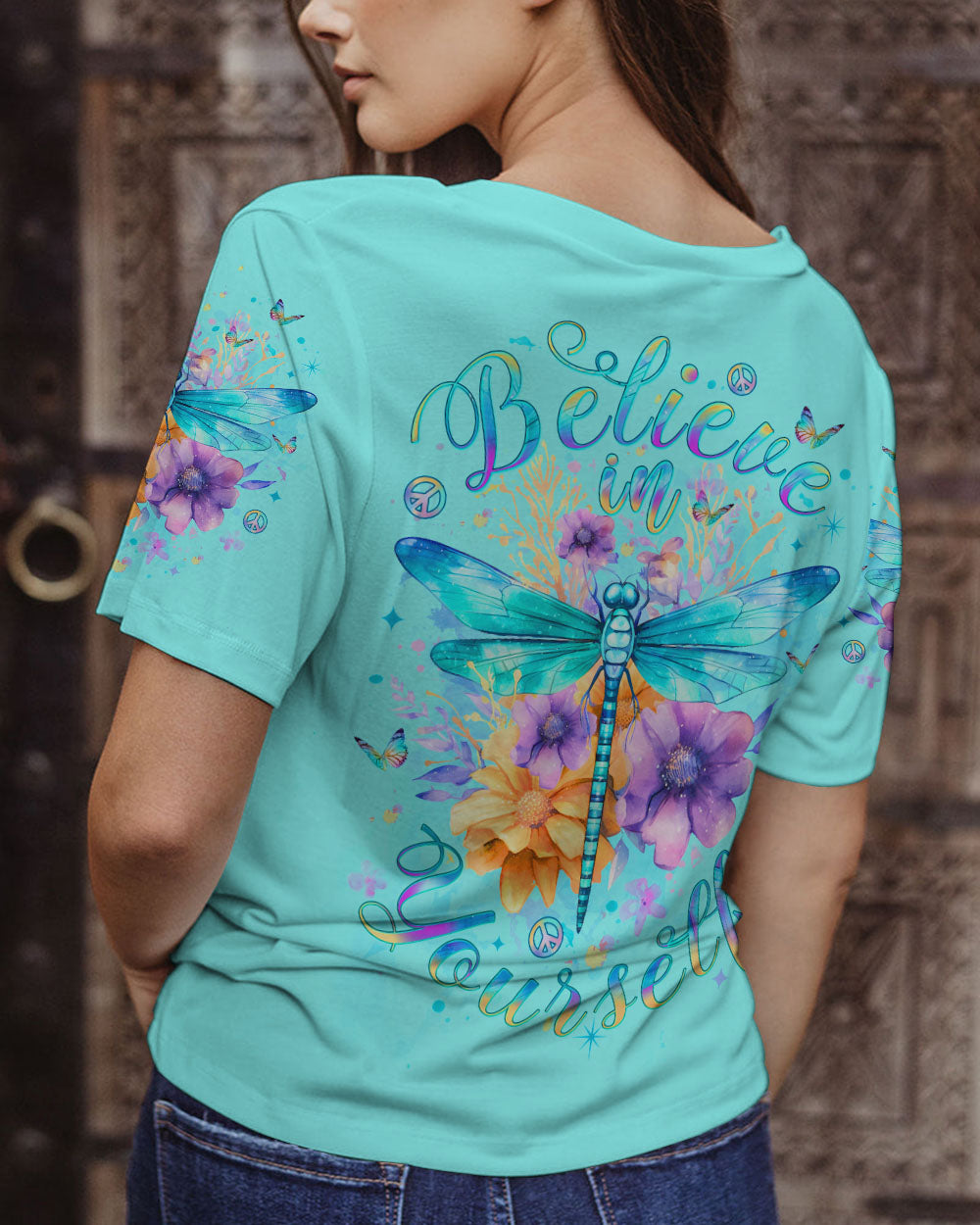 BELIEVE IN YOURSELF DRAGONFLY ALL OVER PRINT - YHLT2811231