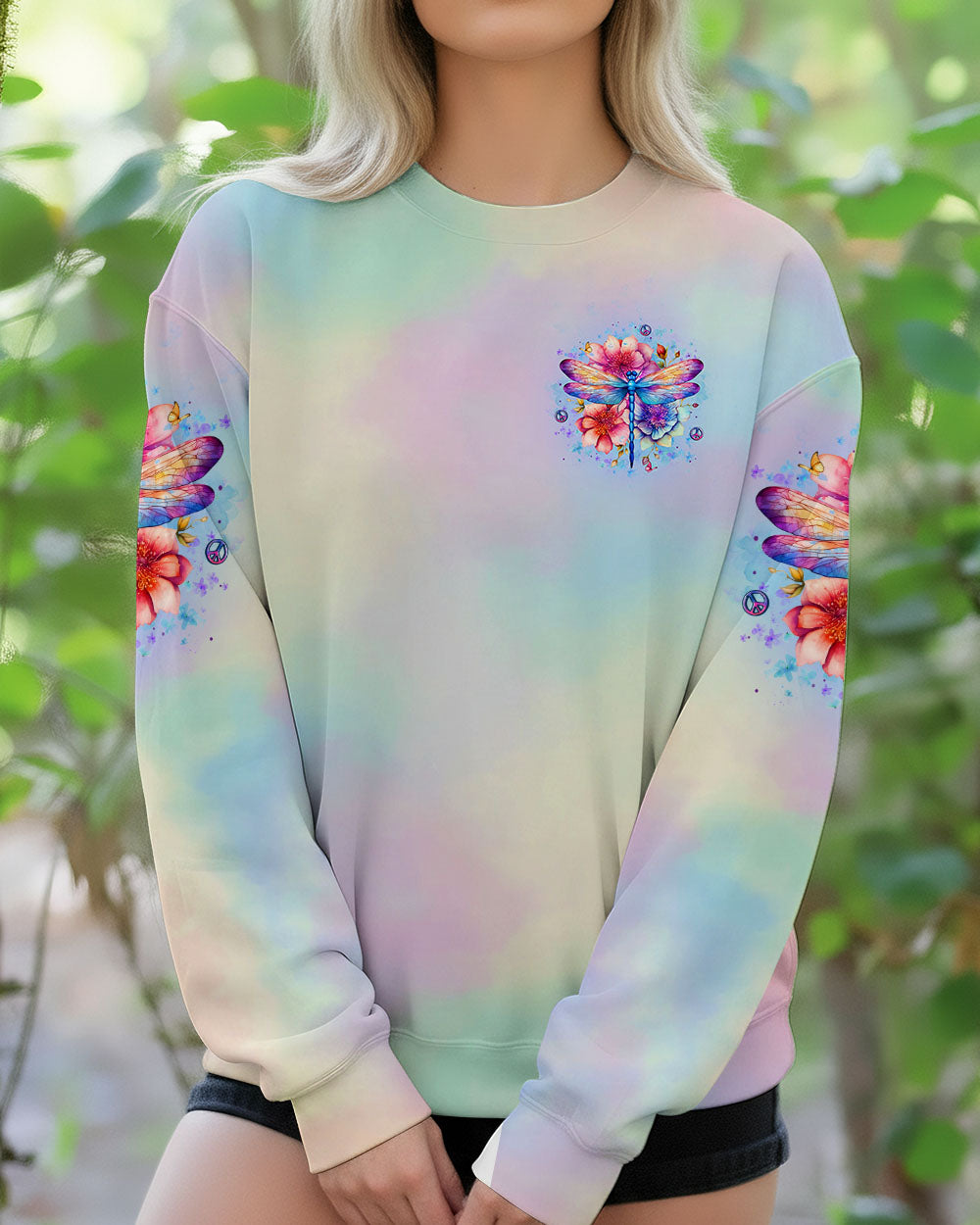 JUST BREATHE DRAGONFLY ALL OVER PRINT - YHLT2811253