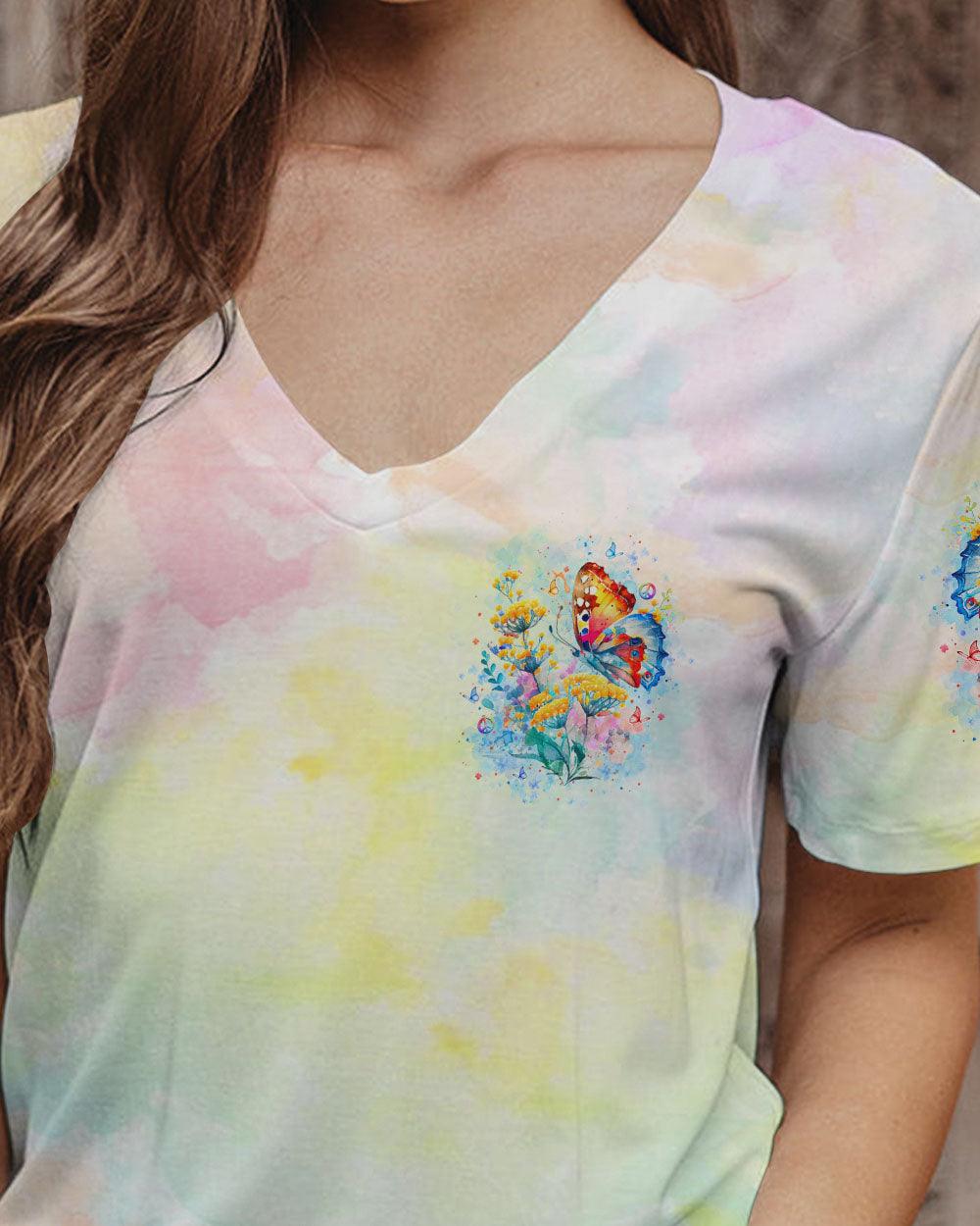 JUST BREATHE BUTTERFLY ALL OVER PRINT - YHLT2907241