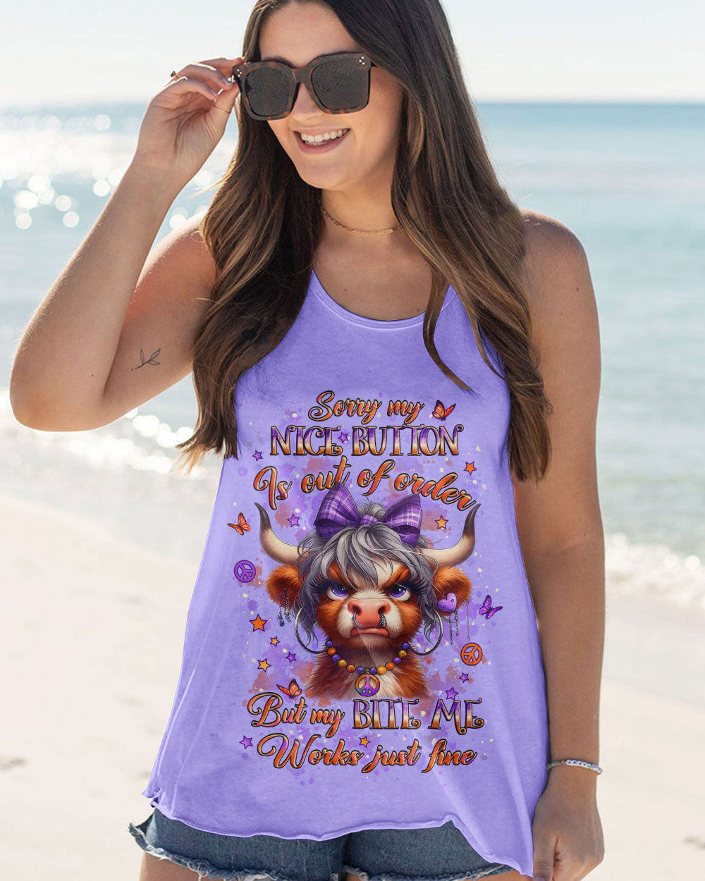 SORRY MY NICE BUTTON IS OUT OF ORDER ALL OVER PRINT - YHLT2907254