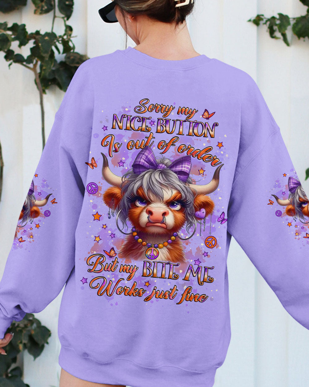 SORRY MY NICE BUTTON IS OUT OF ORDER ALL OVER PRINT - YHLT2907254