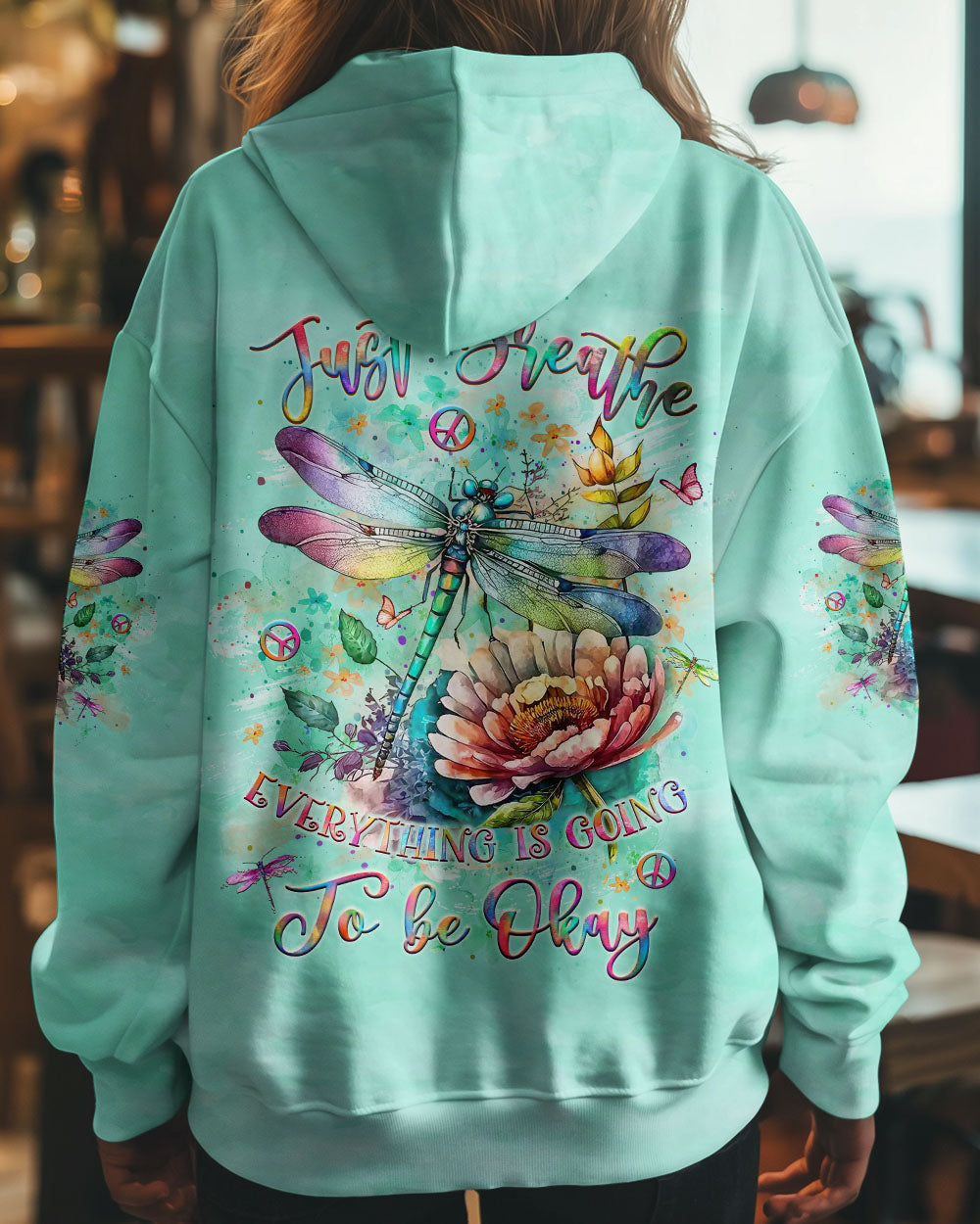 JUST BREATHE DRAGONFLY ALL OVER PRINT - YHLT2908243