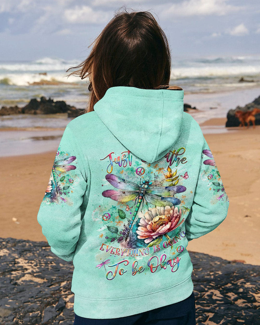 JUST BREATHE DRAGONFLY ALL OVER PRINT - YHLT2908243