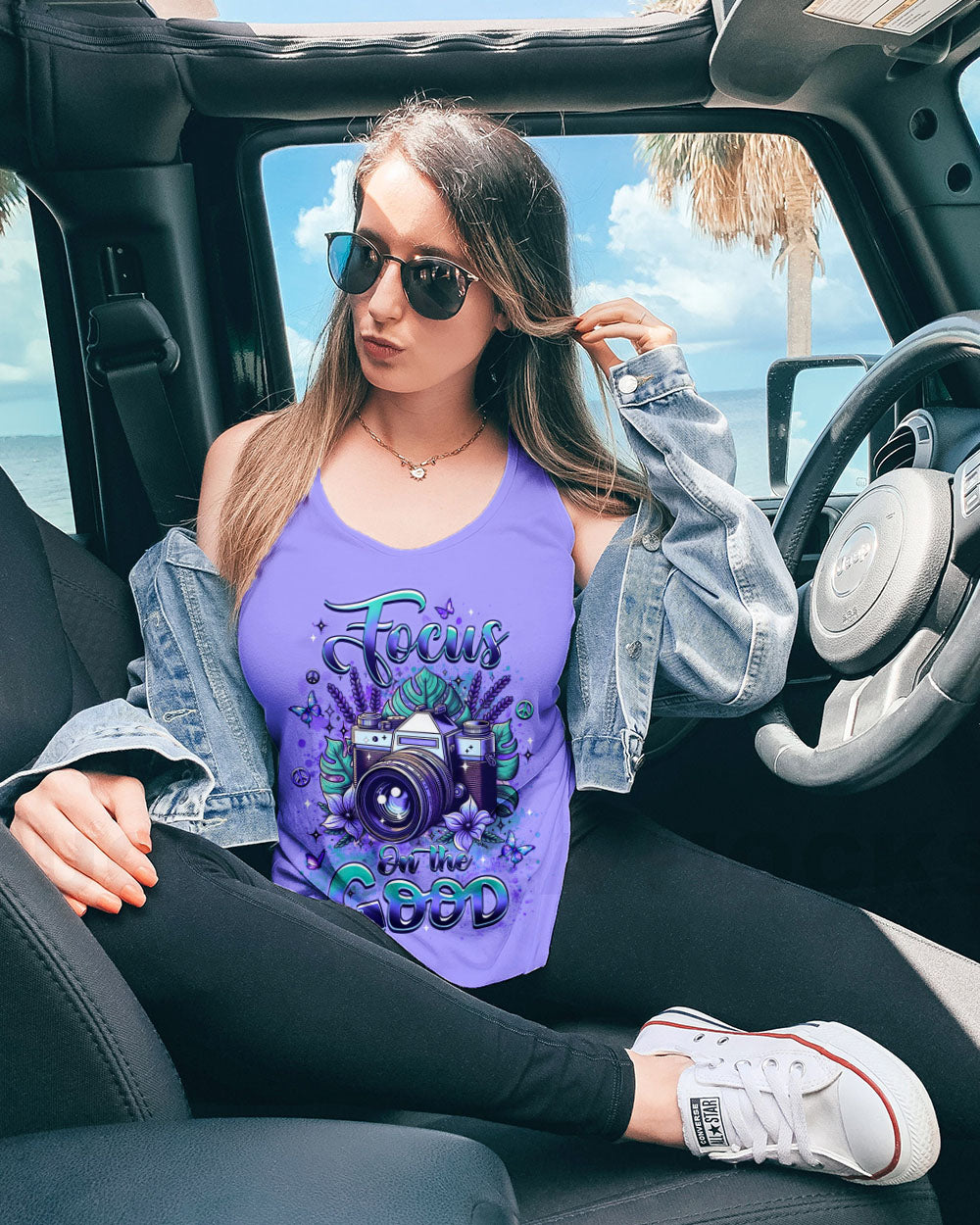 FOCUS ON THE GOOD ALL OVER PRINT - YHLT2908251