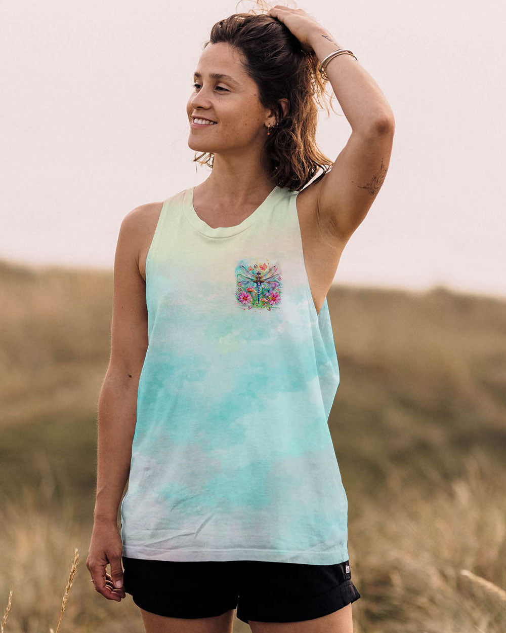JUST BREATHE DRAGONFLY ALL OVER PRINT - YHLT3008242